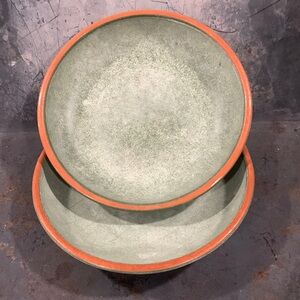Casa Verde Terra Cotta pasta bowls set of 2